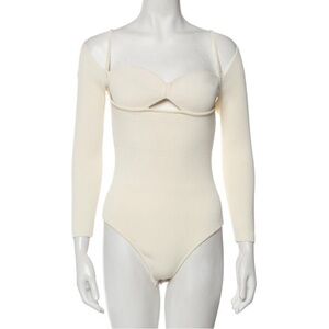 Altuzarra Cream knit bodysuit
